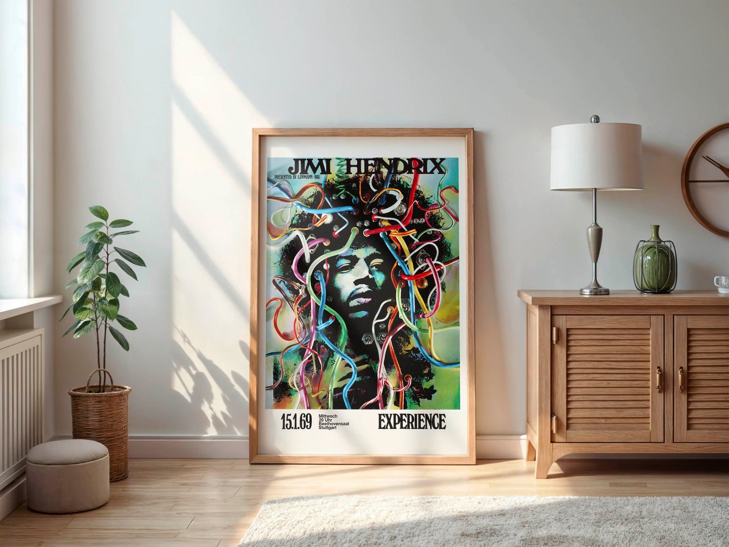 Jimi Hendrix Experience 1969 Concert Poster, Legendary!