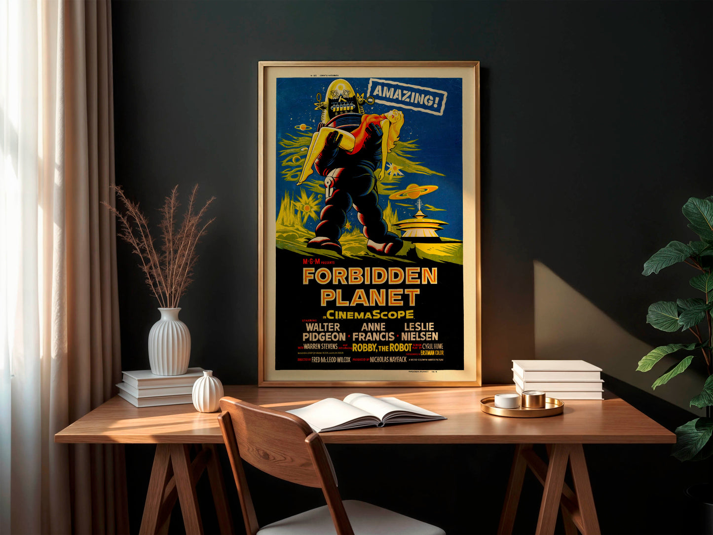 Forbidden Planet 1956 Movie Poster. Classic!