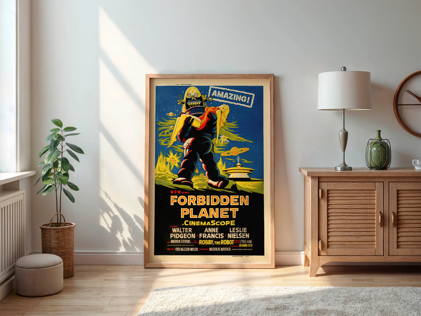 Forbidden Planet 1956 Movie Poster. Classic!
