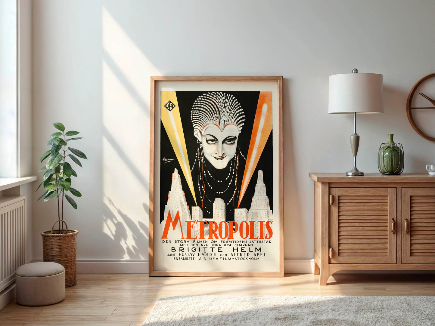 Metropolis 1927 Movie. Swedish Poster. Very Rare!