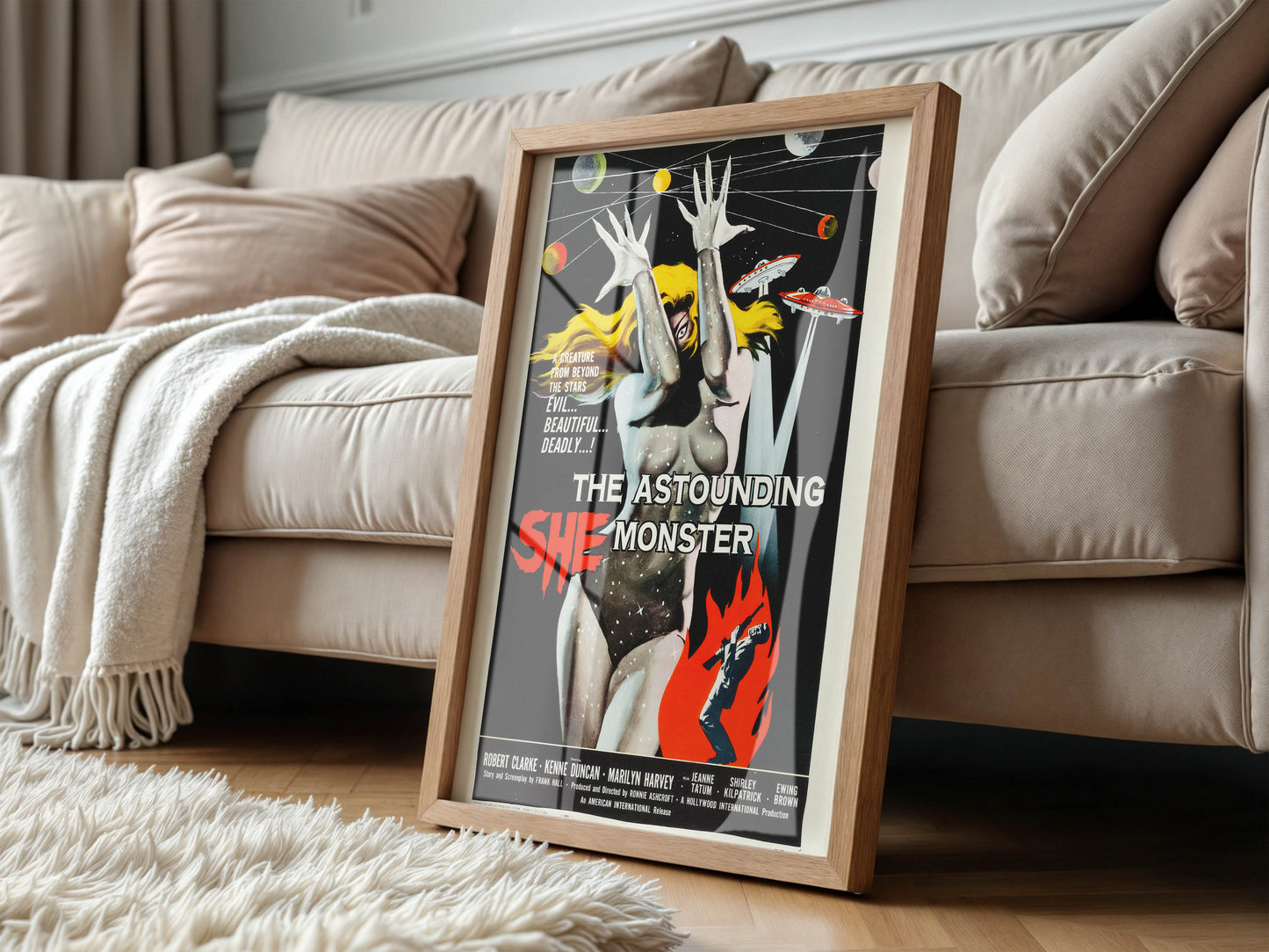 The Astounding She Monster 1958 Movie Poster. Classic!