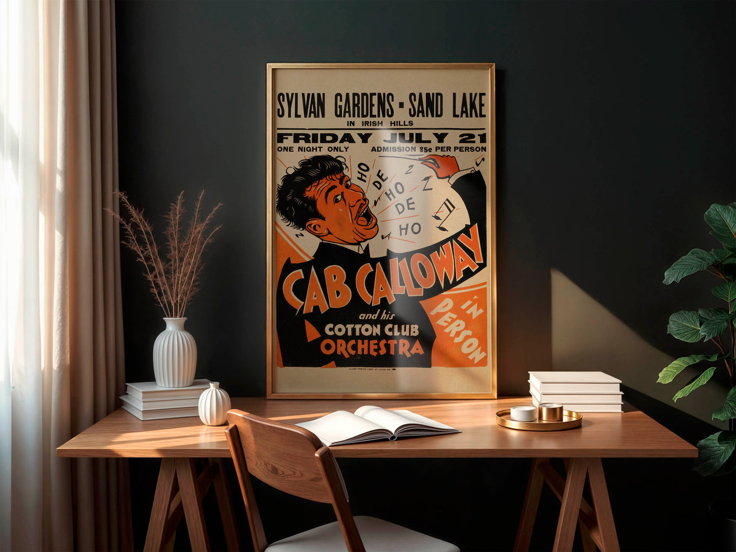 Cab Calloway 1933 Concert Poster. Very Rare!