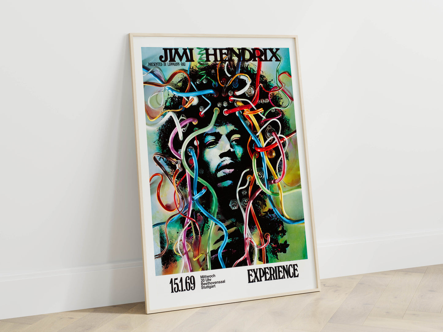 Jimi Hendrix Experience 1969 Concert Poster, Legendary!