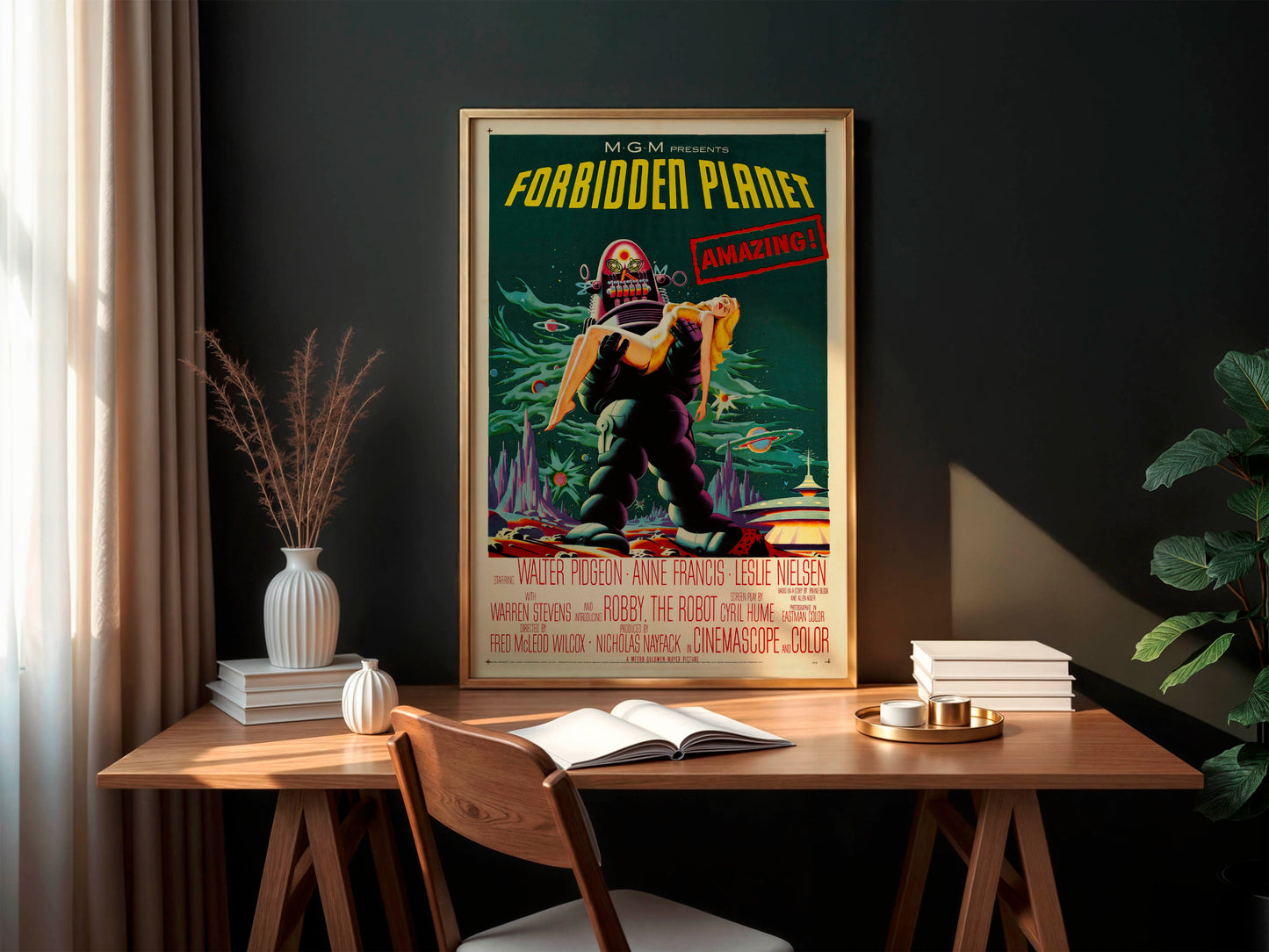 Forbidden Planet 1956 Movie Poster. Classic!