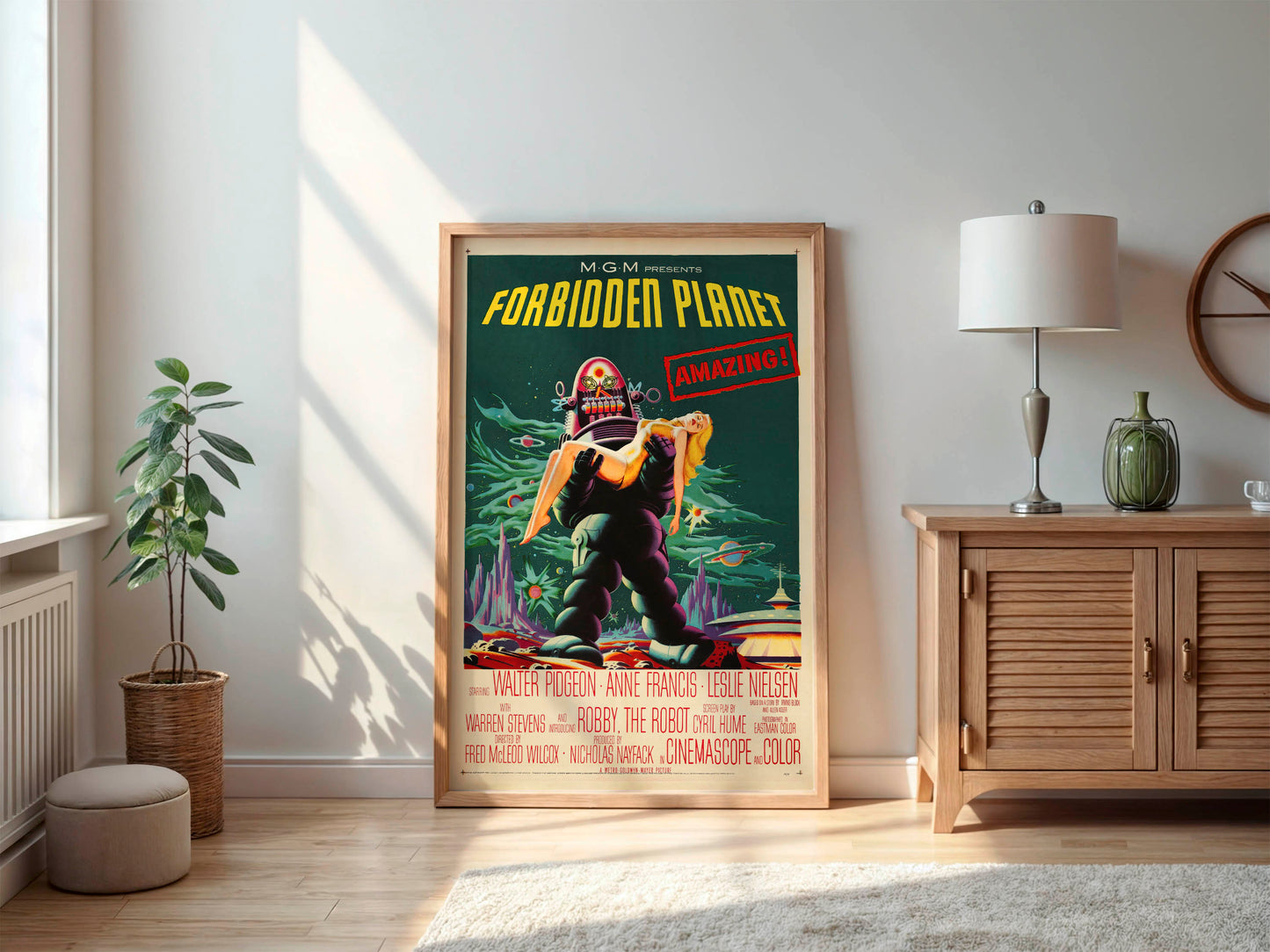 Forbidden Planet 1956 Movie Poster. Classic!