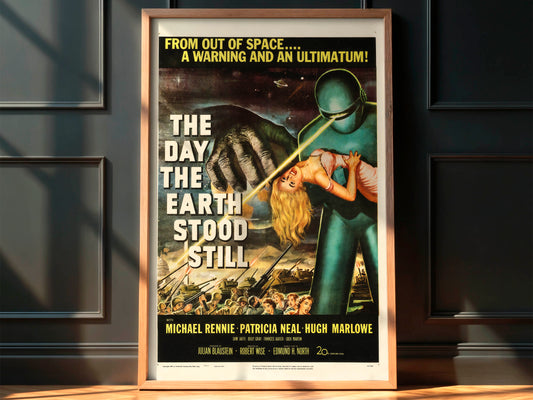The Day the Earth Stood Still 1951 Movie Poster. Iconic!