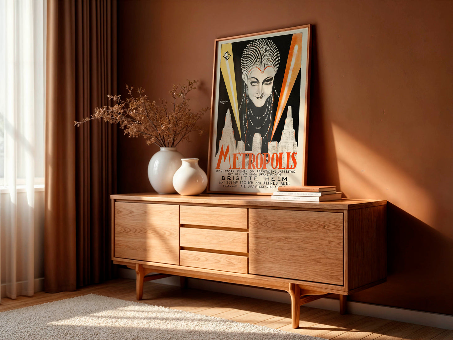 Metropolis 1927 Movie. Swedish Poster. Very Rare!