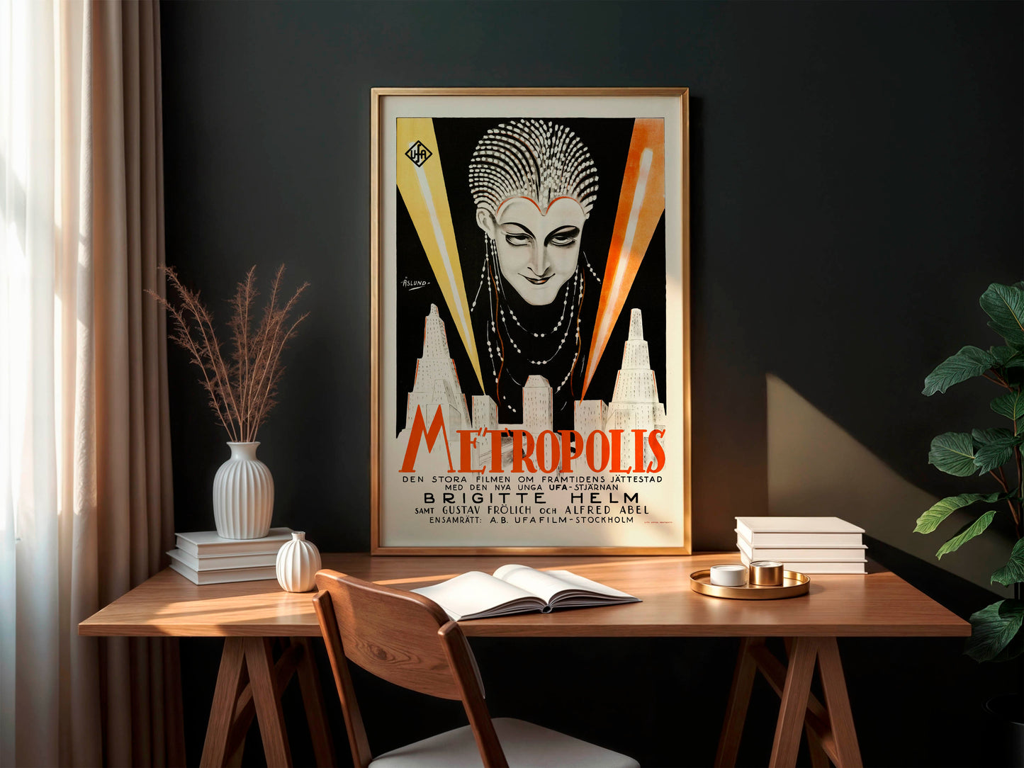 Metropolis 1927 Movie. Swedish Poster. Very Rare!