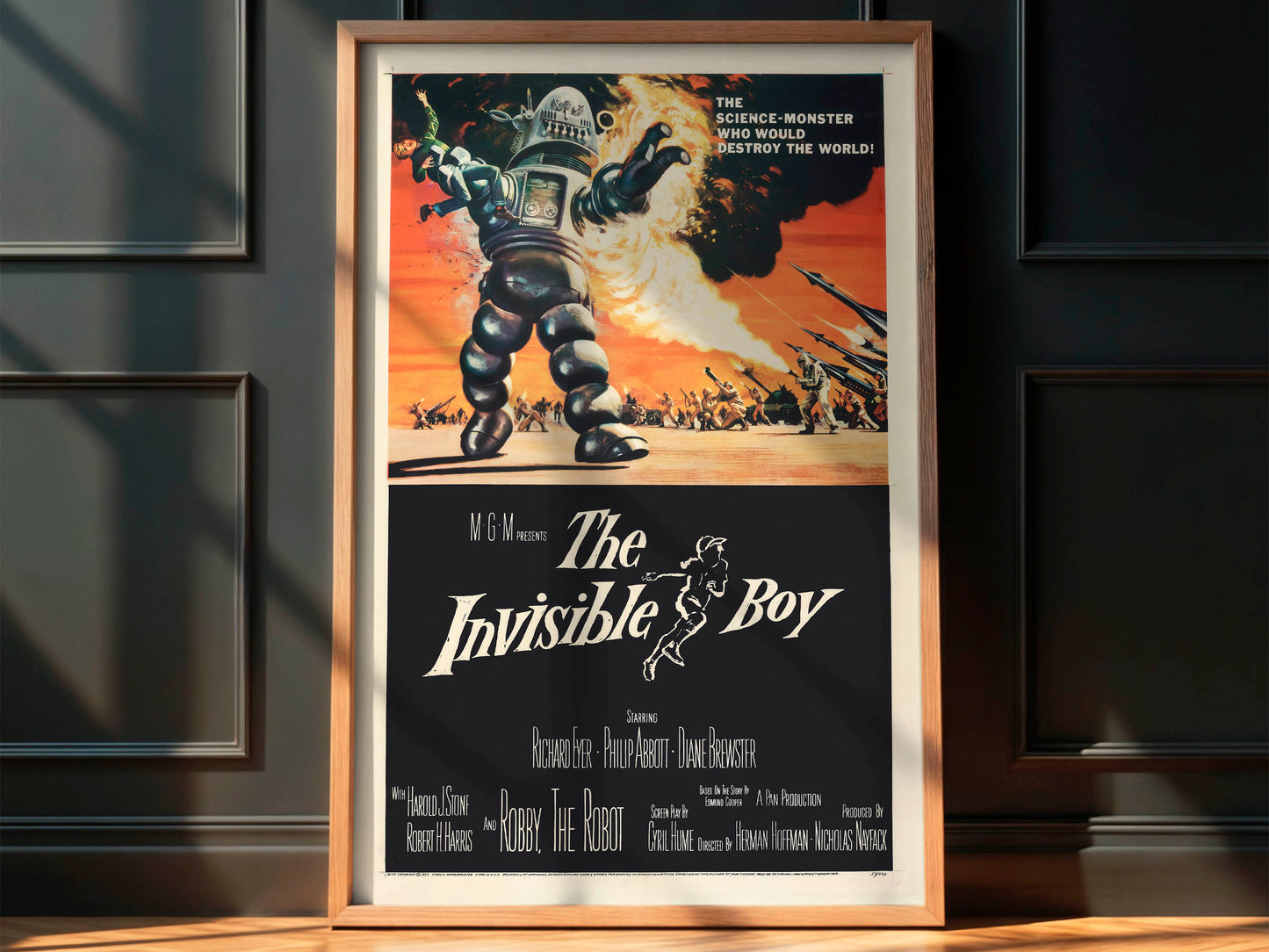 The Invisible Boy 1957 Movie Poster. Classic!