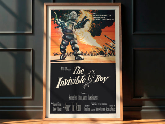 The Invisible Boy 1957 Movie Poster. Classic!