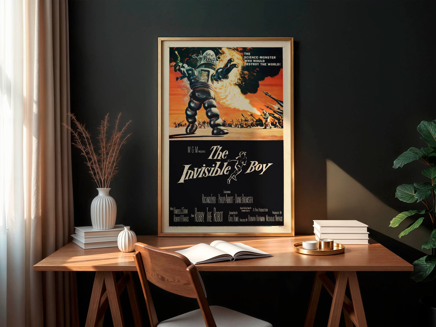 The Invisible Boy 1957 Movie Poster. Classic!