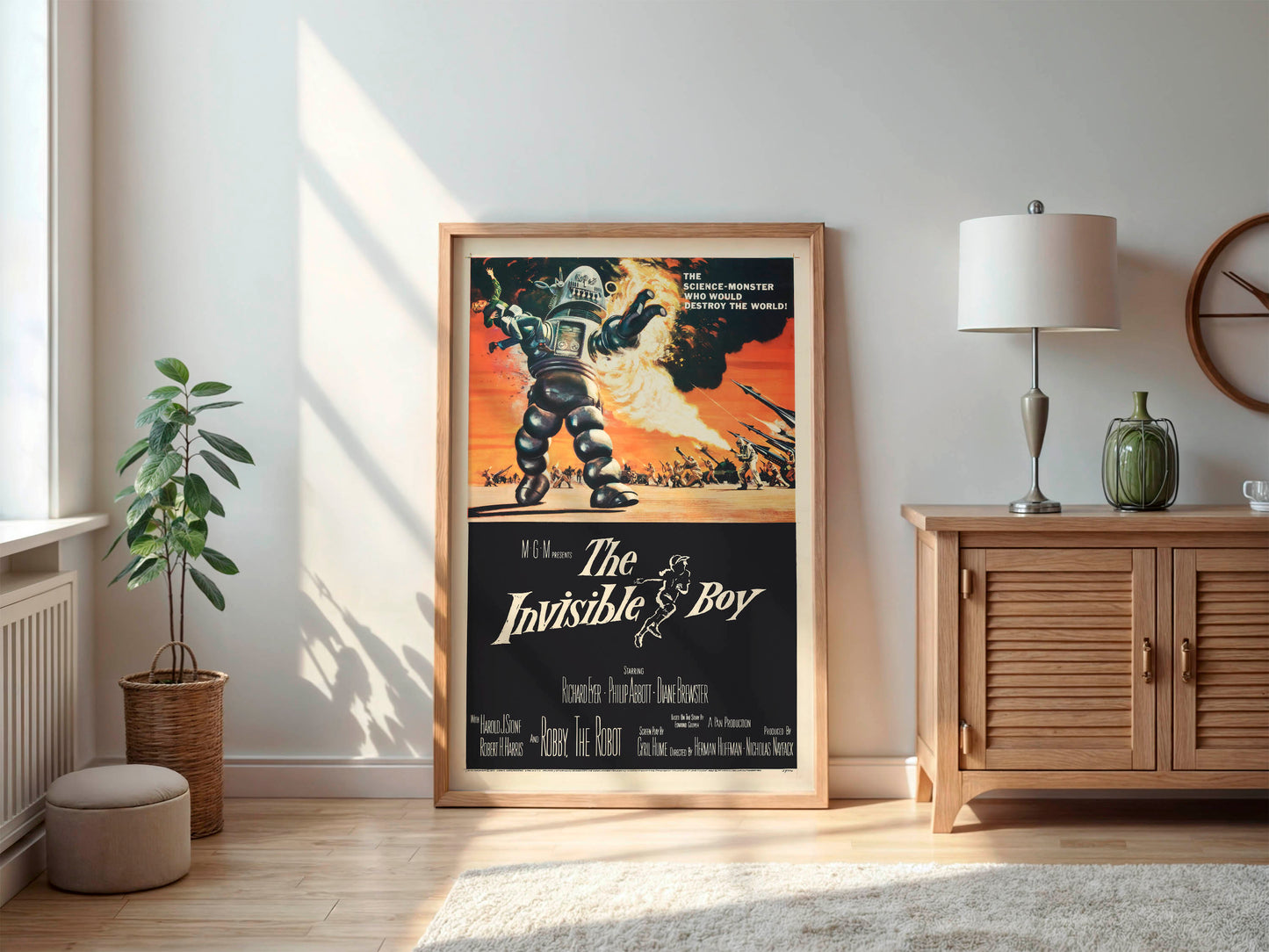 The Invisible Boy 1957 Movie Poster. Classic!